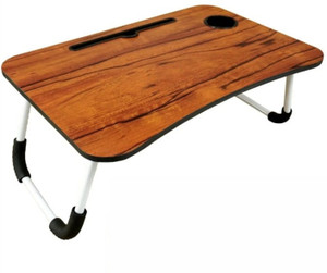 FILLYRUN Multipurpose Fold-able Laptop Table / Study Table Wood Portable Laptop Table