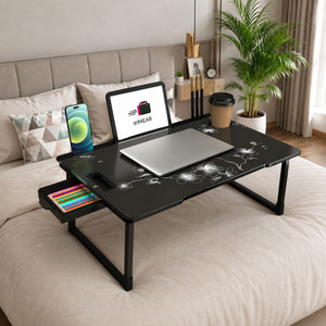 Eimear enterprise Eimear Enterprise Multi-Purpose Study Table Series Wood Portable Laptop Table