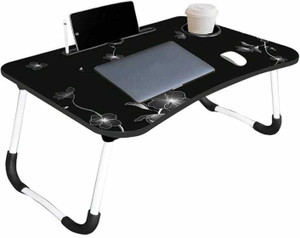 FILLYRUN Multipurpose Fold-able Laptop Table / Study Table Wood Portable Laptop Table