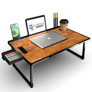 KHODAL ARTH US BIDING WOODEN COATED Wood Portable Laptop Table