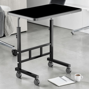 Winsobey height adjustable folding table Wooden Metal Portable Laptop Table