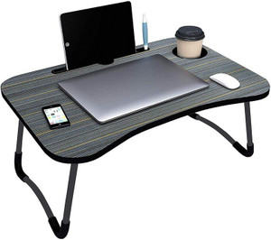 NAVRANGI Foldable multipurpose Table Wood Portable Laptop Table