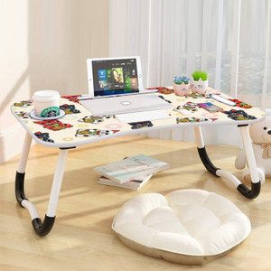 SpellZone Desk for Study Foldable Non-Slip Legs Reading Tray, Lapdesk Table Wood Portable Laptop Table