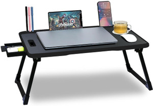 FurniGully STUDY TABLE Wood Portable Laptop Table