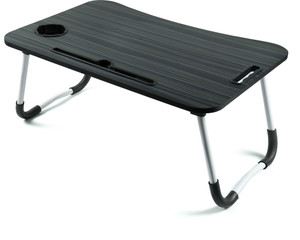 vPLANET Multi-Purpose Laptop Desk for Study with Foldable Legs With Handle ( Black ) Wood Portable Laptop Table