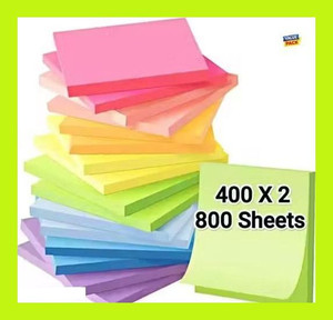 POMORA 3x3 Inch 800 Sheets 10 Colors Sticky Notes - Image 6