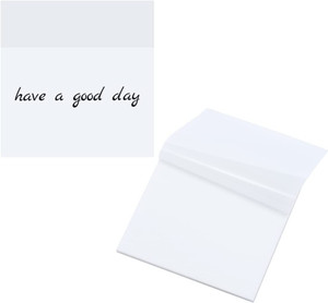 rashi 100 Sheets Transparent Sticky Notes, Waterproof Clear Sticky Note 100 Sheets Ragular, 1 Colors