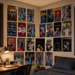 UniqueTown Virat Kohli Poster Fine Art Print - Image 4