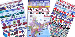 All Hanging Charts Pack of-16 Paper Print