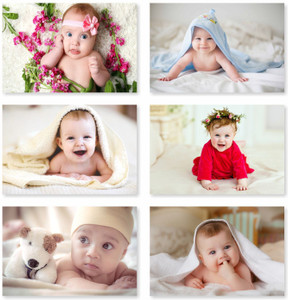 Cute Baby Posters Smiling Baby Wall Poster For Room Decor Paper Print ...