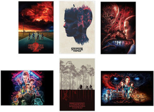 stranger things large poster