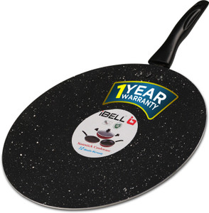 iBELL TP929SD 3 Layer Durable Aluminium Non Stick Dosa Roti Pathiri Big Tawa, 290mm 28 cm डायमीटर