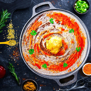 Solara Smooth Cast Iron Tawa With 12inch for Dosa, Chapathi, Paratha, Uttapam Tawa 30 cm diameter