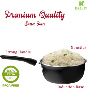 Kashvi Premium Big Sauce Pan Kadhai 16 cm diameter 1 L capacity