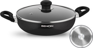 Benon Induction Base 24 cm ढक्कन के साथ