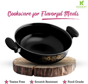Kashvi Premium Big Kadhai Kadhai 26 cm diameter 3.5 L capacity