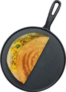 Greenchef pre seasoned Tawa for Dosa/Roti/Chapathi 280mm - Zesto 28 cm डायमीटर
