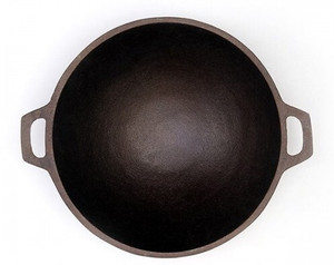 Rock Tawa Rock Tawa Cast Iron Kadhai 9 Inch (Pre-Seasoned) कढ़ाही 29.5 cm