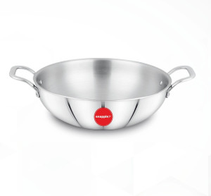 Snapple Premium Triply - Induction Bottom Cookware Kadhai 24 cm diameter 2.5 L capacity