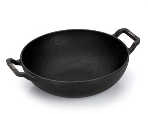 Sumeet Pre Seasoned Heavy Cast Iron Deep Kadai, Induction Friendly,27cm,Wt-2.770Kg Kadhai 27 cm diameter 3.15 L capacity