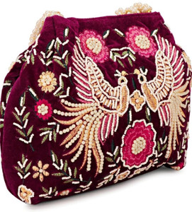 Dua Designer Rajasthani Style Silk Velvet Handbag Potli
