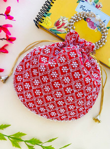 byra Lucknow Chikankari Eid Potli Bag Potli