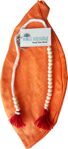 Hare Krishna Food For Soul Bead Bag for Chanting-Gomukhi Jaap Mala Bag Potli