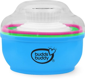 Buddsbuddy LOBO Powder Puff With Storage Case, 1pc, Blue