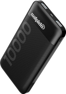 Salpido 10000mAh 12W Ultra Slim Power Bank Black - Image 6