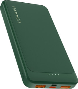 Hammer 10000 mAh Ultra Compact Pocket Size Power Bank