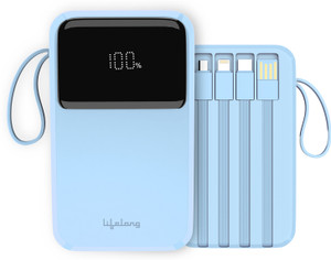 Lifelong 10000 mAh 22.5 W Compact Pocket Size Power Bank