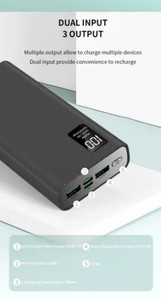 QIZMI 30000 mAh 26 W Compact Pocket Size Power Bank