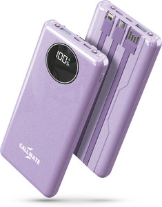 Callmate 10000 mAh 23 W Power Bank Light Purple, Lithium Polymer, for Mobile