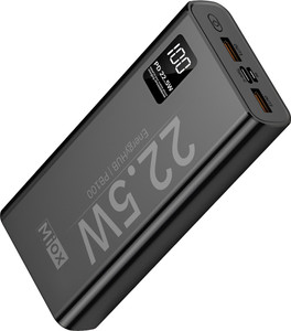 MIOX 2000000 mAh 22.5W Slim Power Bank (Black) - Image 1