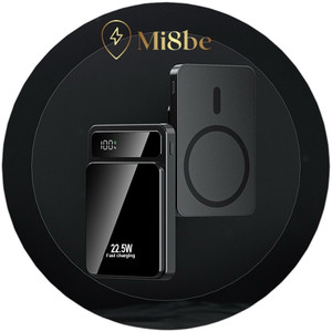 MI8BE 10000 mAh 22.5 W Wired & Wireless Mini Pocket Size Power Bank
