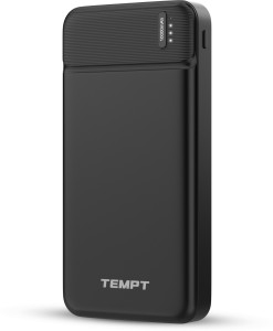 TEMPT 10000 mAh Power Bank (12 W, Fast Charging)