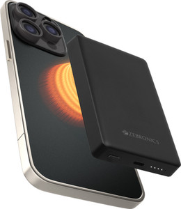 ZEBRONICS 10000 mAh 22.5 W Wireless With MagSafe Nano Power Bank