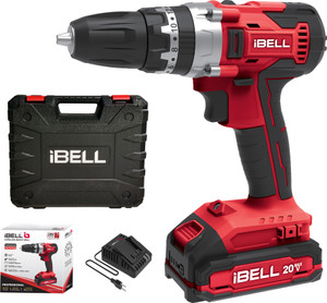 iBELL One Power Series Cordless Impact Drill CD20-30 20V 30Nm 1450RPM with 2Ah Battery & Charger in BMC Box Cordless Drill