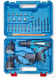 WunderVoX 12V Cordless Compact DIY Drill for Wood & Metal Includes 2 Li-ion Batteries 12V Cordless Compact DIY Drill for Wood & Metal Includes 2 Li-ion Batteries Cordless Drill