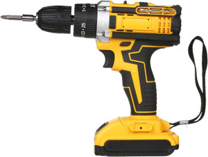 WunderVoX Hand-held Electric Drill with 38inch Keyless Chuck LED Work Light DWB-17 Cordless Drill