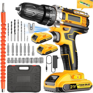WunderVoX 48V Cordless Drill Machine with Impact Lightweight DWB-09 Cordless Drill
