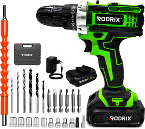 Rodrix 21V Cordless Drill Machine 30Nm 2-Speed 10mm Chuck - Image 6