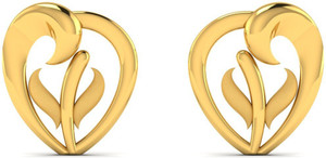 LORDS JEWELS Implanting Gold Earring Yellow Gold 22kt Stud Earring