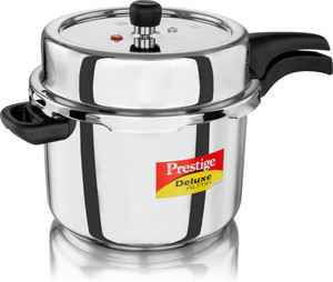 Prestige Svachh Deluxe Alpha 8 L Outer Lid Induction Bottom Pressure Cooker