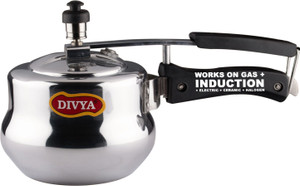 DIVYA 1 L Inner Lid Induction Bottom Pressure Cooker
