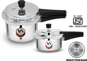 Varaha Deluxe 2 L, 3 L Outer Lid Induction Bottom Pressure Cooker