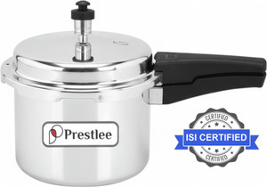 Prestlee 3L Aluminium Outer Lid Pressure Cooker | ISI Certified | 3 L Outer Lid Pressure Cooker