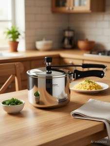 BERGNER BE Essentials Tripro Triply Stainless Steel Inner Lid 3 L Inner Lid Induction Bottom Pressure Cooker