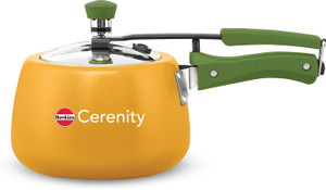 Hawkins Cerenity, Ceramic Coated, Mustard Yellow (ICY30) 3 L Inner Lid Induction Bottom Pressure Cooker