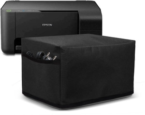 CRASOME Dust & Water Proof Printer Cover for Epson EcoTank L3250 / L3210 - Black Printer Cover